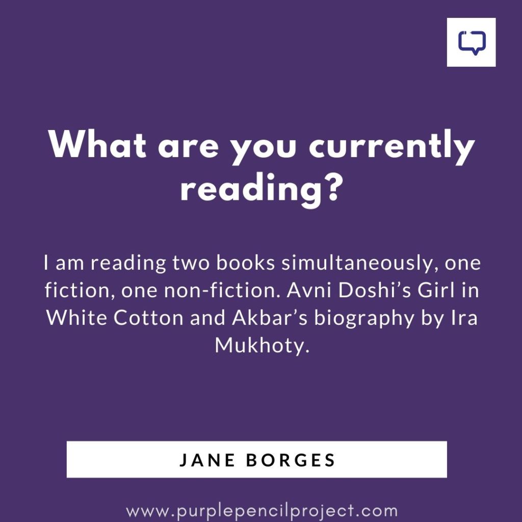 jane borges currently reading