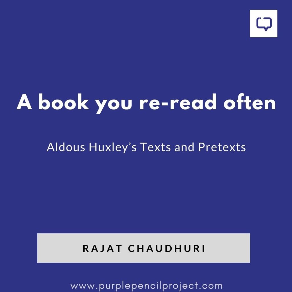 rapid fire question for rajat chaudhuri about which book he re=reads often