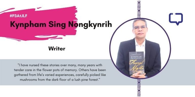 feature image of author kynpham sing nongkynrih, a khasi author, of the book Funeral Nights