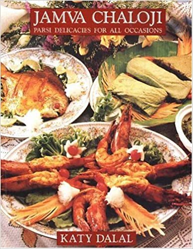 book cover with sea food; book title jamva chalo ji a book of food stories