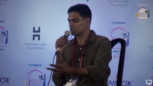 Saharu Nusaiba Kannanari at the JLF