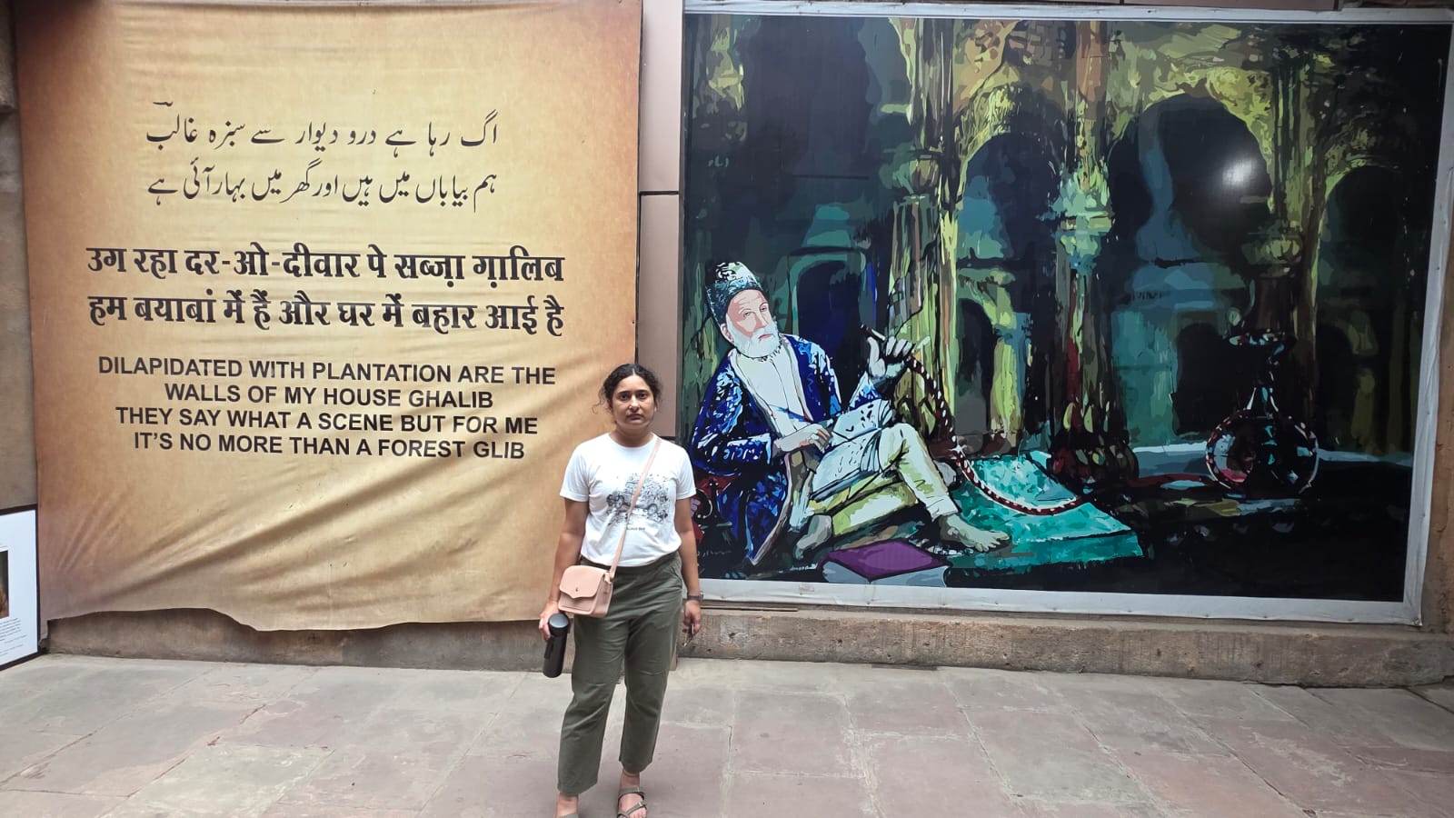 with mirza ghalib and his legacy of writing, words,, poetry